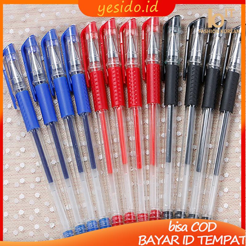 

[COD✨Ready stock]Penandatanganan Penbullet Pen Kantor Gel Pena Alat Tulis Siswa Berbasis Air Pena Tanda Tangan Pena Jarum-YES