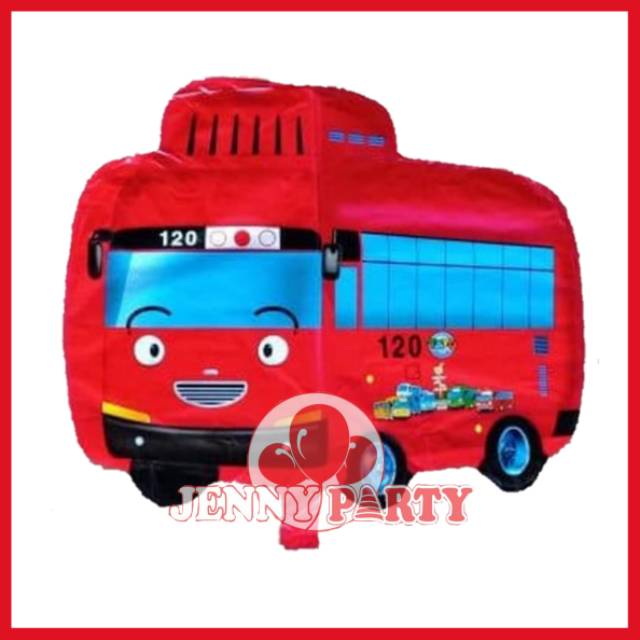 Balon foil tayo merah mainan anak/ souvenir ulang tahun/ dekorasi ulang tahun