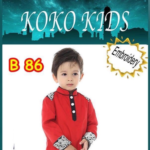 B.86 KOKO KIDS / BAJU MUSLIM ANAK UKURAN KECIL