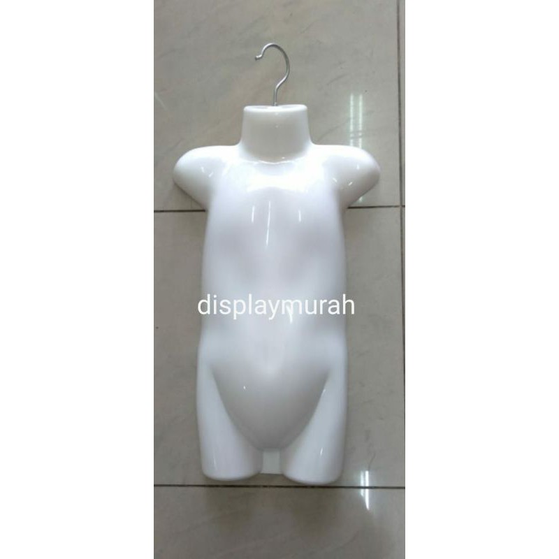 Manekin Gantung Body  Dinding Anak Putih