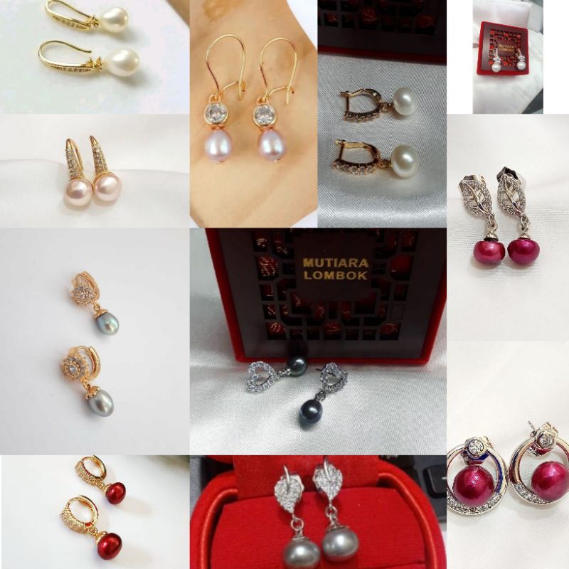 Anting mutiara terbaru|anting mutiara asli|anting mutiara lombok|mutiara lombok terbaru|mutiara asli