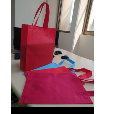 

Terbaik! Tas spunbond 38x45 tas tali bahan 70gsm HLS