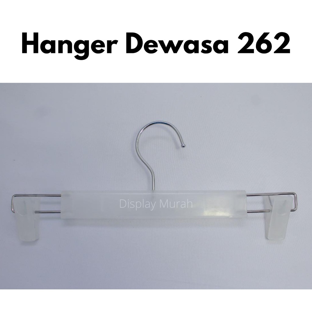 Hanger Jepit Anak / Hanger Jepit Dewasa Gantungan Celana Rok Hanger Jepit Plastik 262 - BH