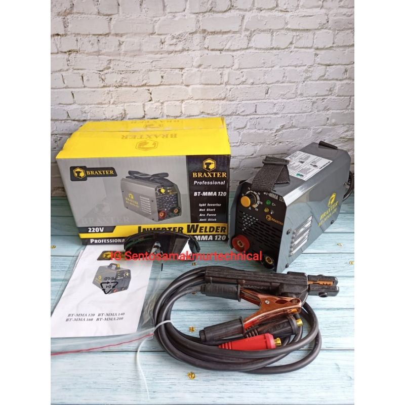 BRAXTER BT MMA 120 Inverter Mesin Trafo Las Welding Machine MMA120