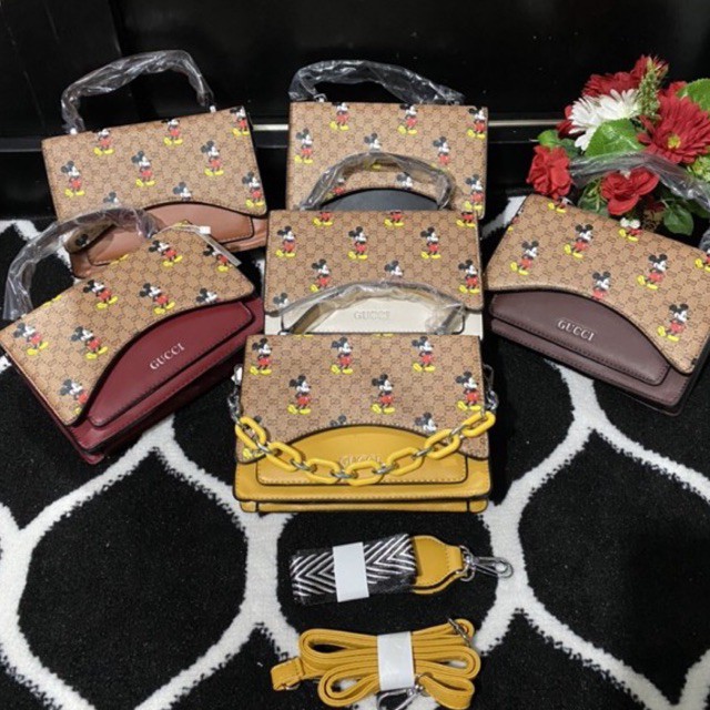 tas import gucci mickey  3 tali mouse M6060