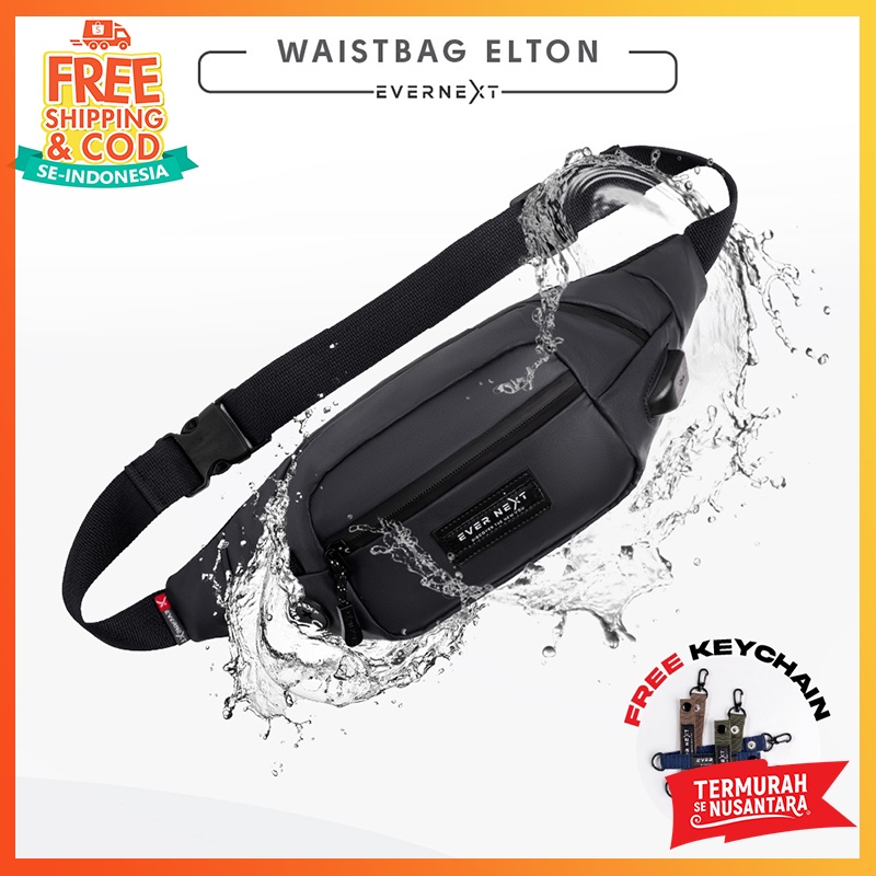 Tas Selempang Anti Air Tas Pria Wanita Selempang Dada Bahu dan Pinggang Waistbag Waterproof Original