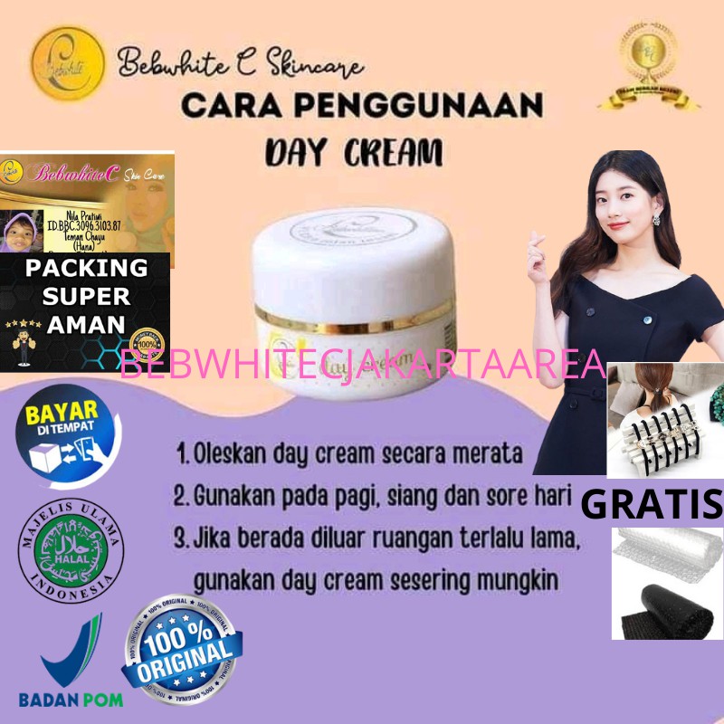 Day Cream BBC Skincare Original Glow Acne Series Bpom MUI halal