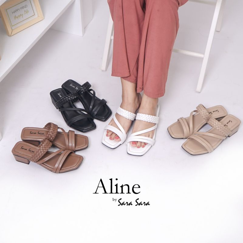 sara sara aline/sandal flat wanita sara sara aline