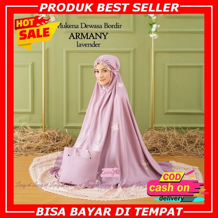 Mukena Dewasa Rayon Bahan Adem Dan Dingin Viral Import Promo Kualitas Terbaik Z5S3 Remaja Daisy Bord
