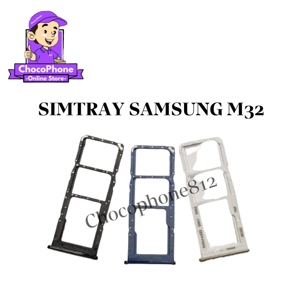 Sim Tray Samsung M22 / M32 Slot Sim Card Simlock Tempat Simcard Simtray