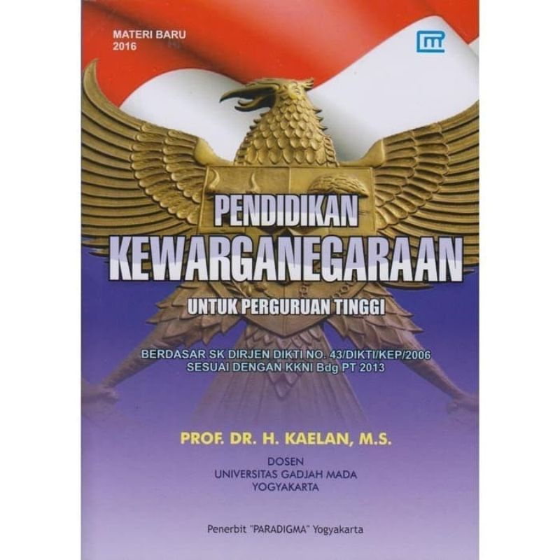 PAKET 2 BUKU PENDIDIKAN KEWARGANEGARAAN DAN PANCASILA UNTUK PERGURUAN TINGGI EDISI 2016 KAELAN-1