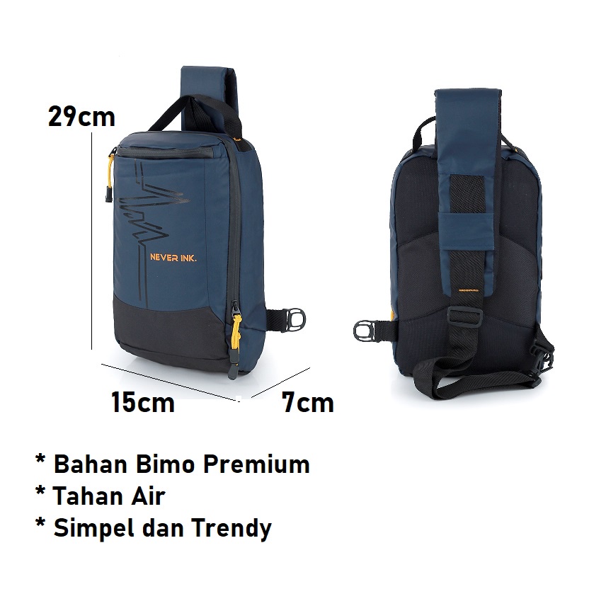 Tas Selempang Pria Waterproof Anti Air Sling Bag Distro