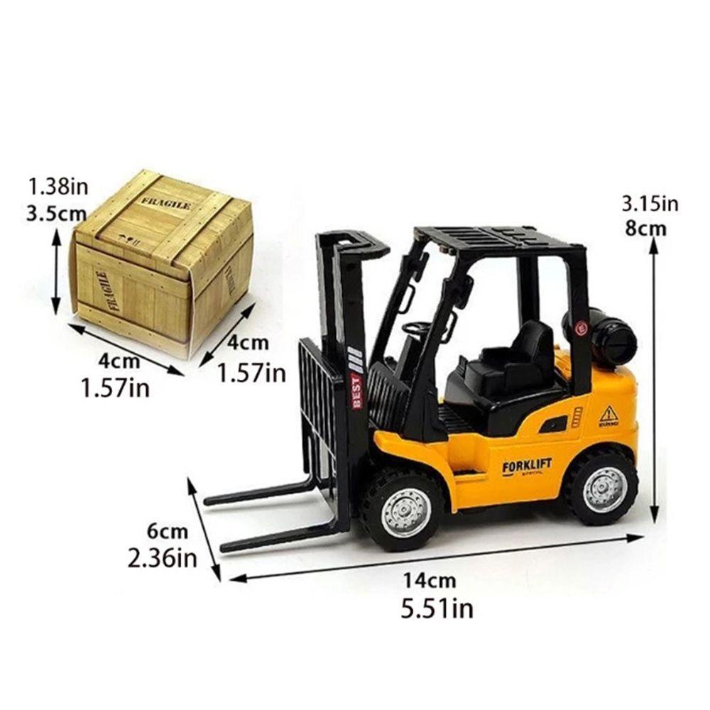 Needway Forklift Mainan Gesekan Hadiah Mini Balita Anak Edukasi Mobil Model Car Main Mainan Toy Vehicles Konstruksi Kendaraan