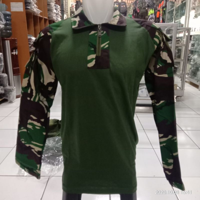 Kaos Tactical BDU Loreng Tni ad lengan panjang|Baju Tactical Loreng Malvinas Bdu