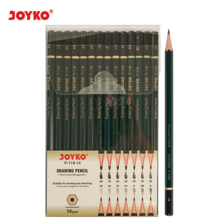 

Produk Joyko P 118 14 Drawing Pencil Set Pensil Gambar Lukis Terbatas
