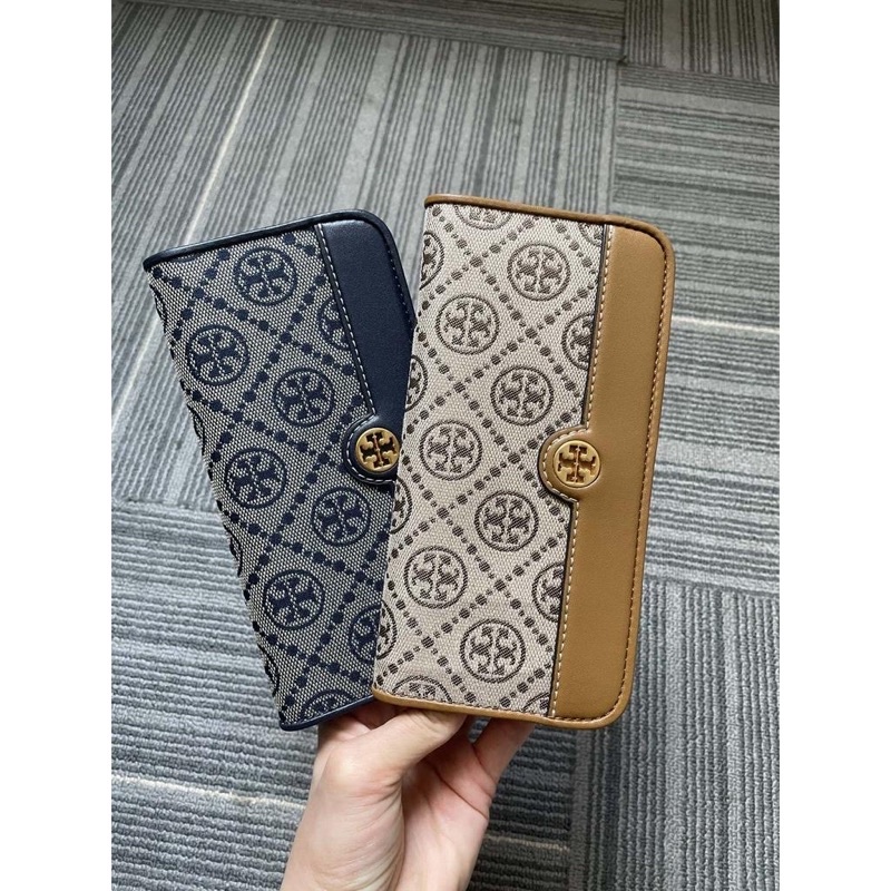 Tory Burch T Monogram Jacquard Wallet Crossbody 35846