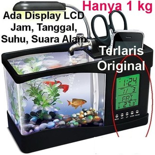 HPP58 Nano USB Mini Aquarium  Akuarium Dekstop Meja  Mini 