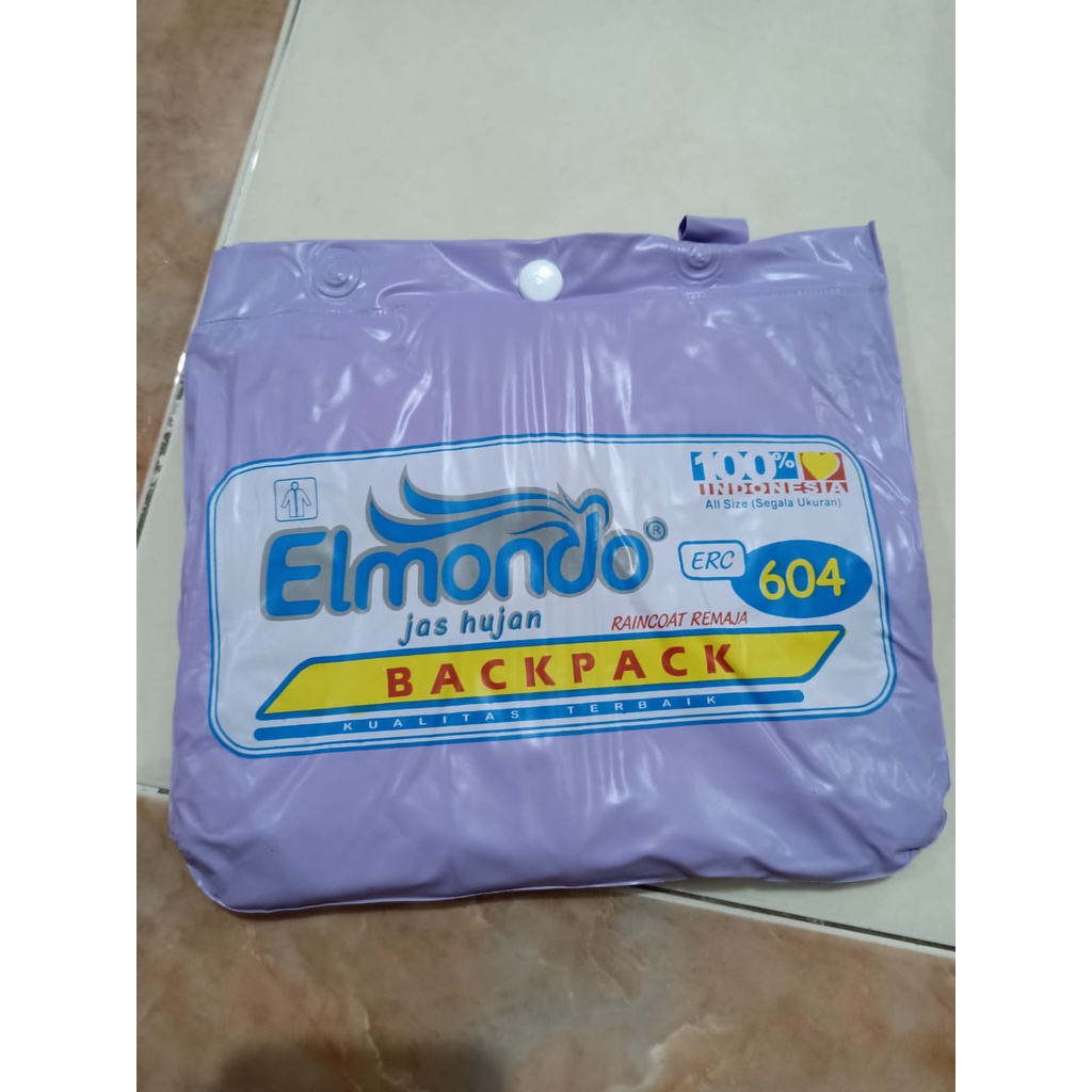 Jas Hujan Anak - Elmondo 604 backpack