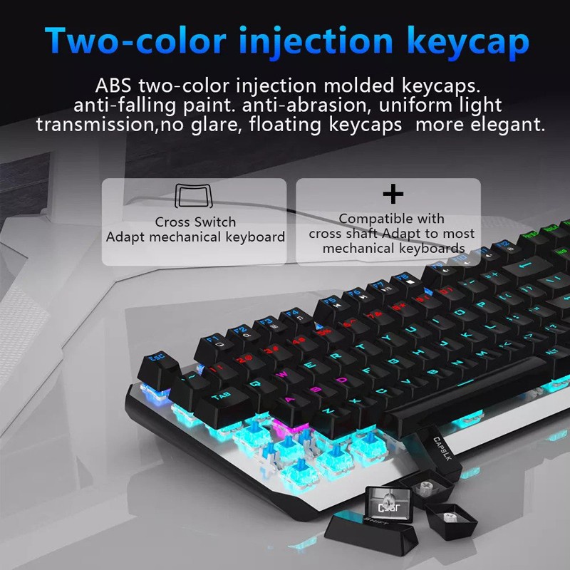 Keyboard Gaming TKL Mechanical AULA F-2067 RGB-AULA F2067