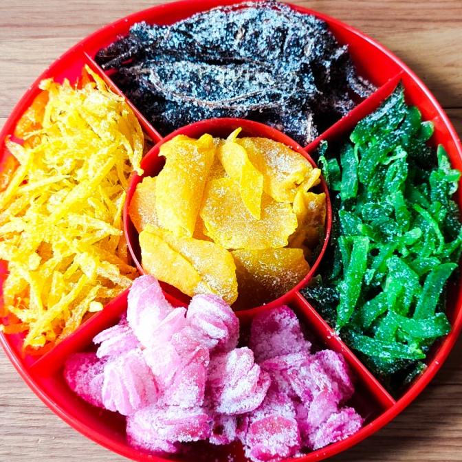 

Y3S& PAKET MANISAN ASEM PANJANG 900 GR $B>