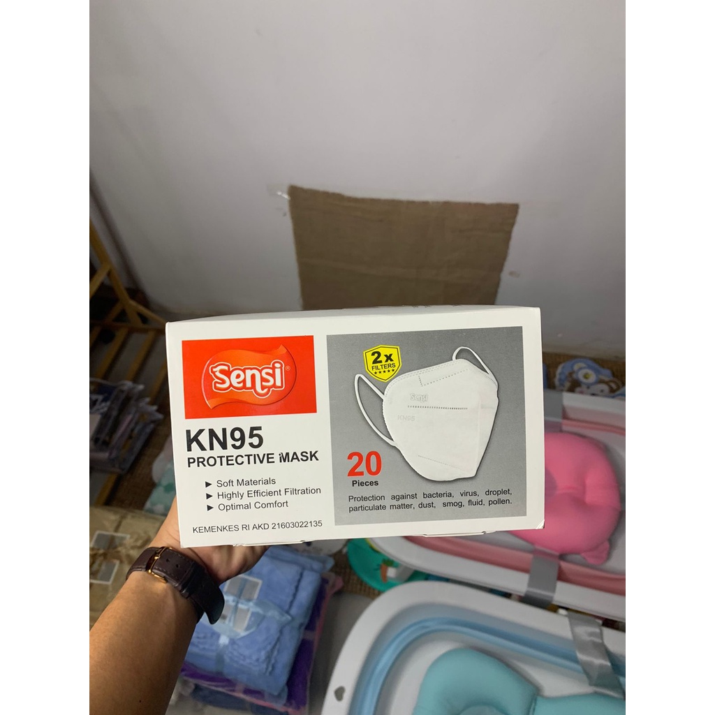 Masker Sensi Protective Mask KN95 5Ply isi 20S