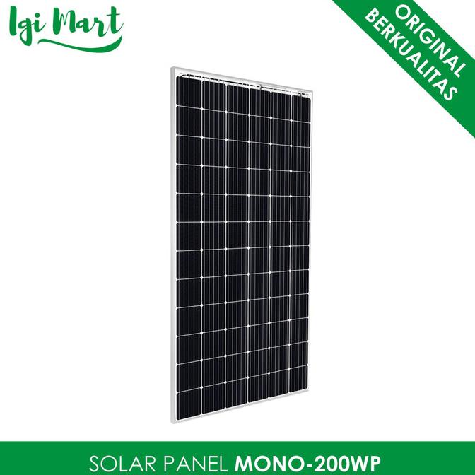 SOLAR PANEL 200w / SOLAR CELL 200watt / PANEL SURYA 200WP MONO INSCOM