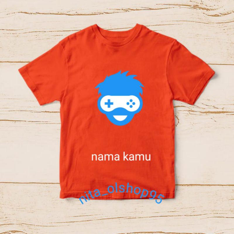 baju anak gemer kaos anak gaming pro player