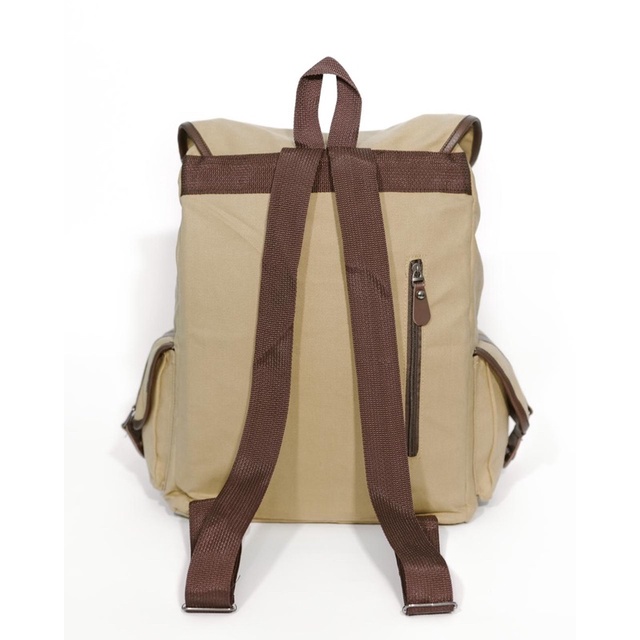 GHbag Klub New Arrival - Tas Ransel canvas IAC Backpack Up to 16 inch - Tas Ranse Tas Wanita Daypack