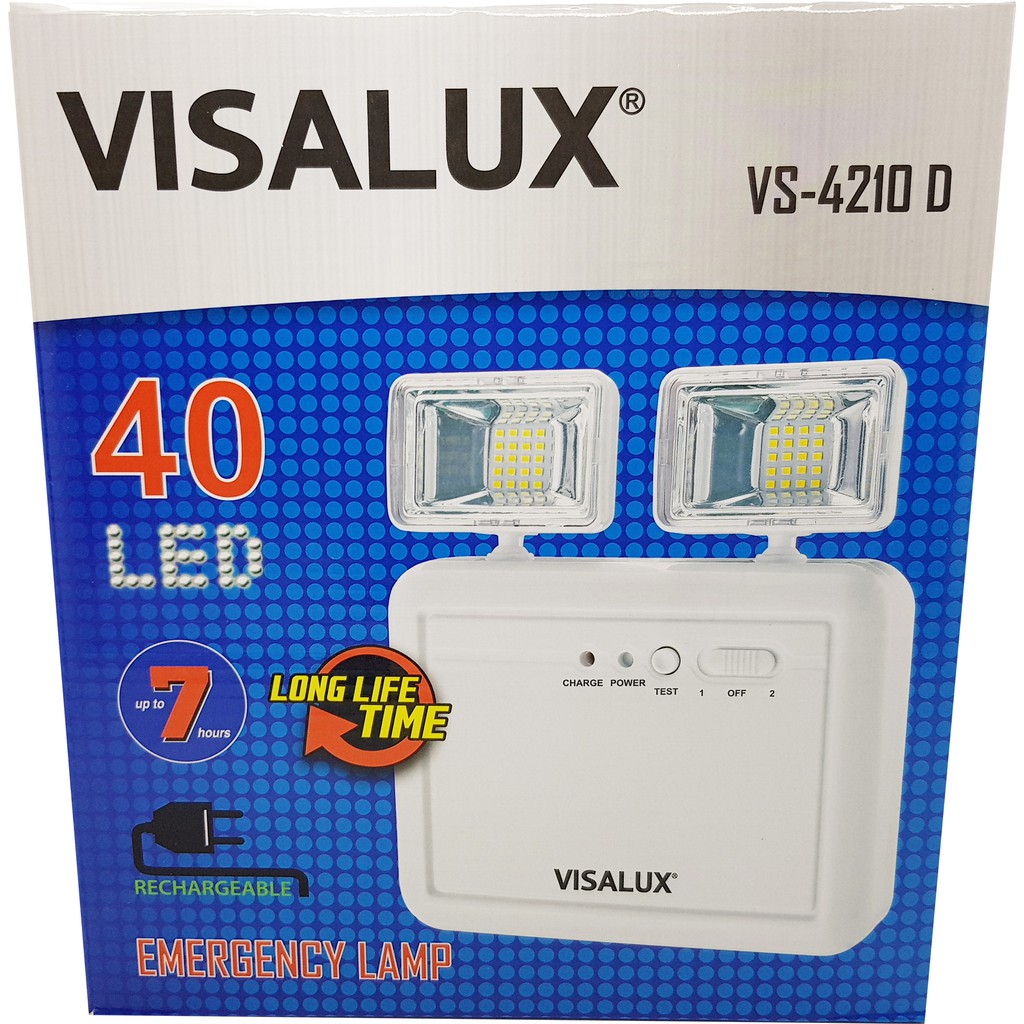 Lampu Emergency 40 led VISALUX VS-4210D /High Bright Model Mata Kucing