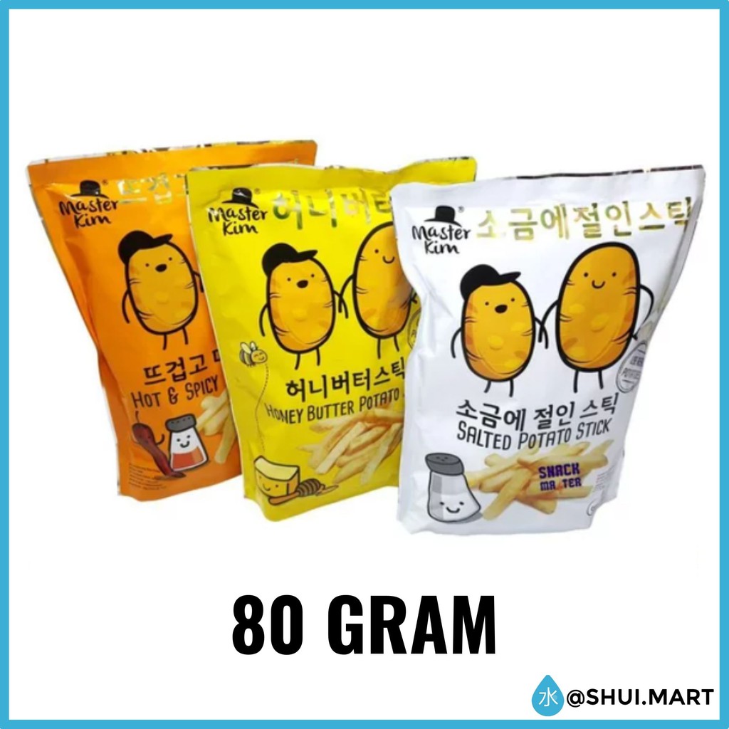 

MASTER KIM POTATO STICK STIK KENTANG HOT & SPICY SALTED HONEY BUTTER