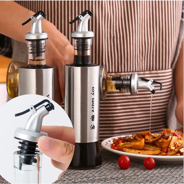 Wine stopper penutup botol pourer Pour nozzle oil bottle Minyak