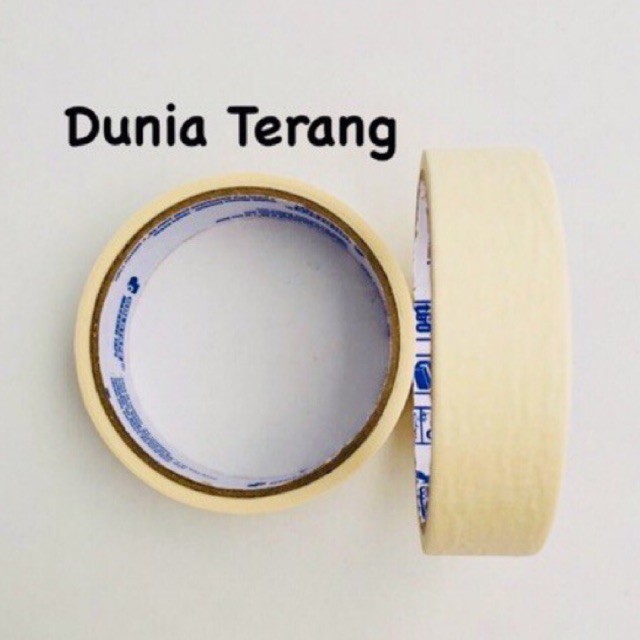 Isolasi Kertas 24 mm GOLDTAPE Putih - Masking Tape 1 in GOLD TAPE Solasi Cat Lakban Kertas