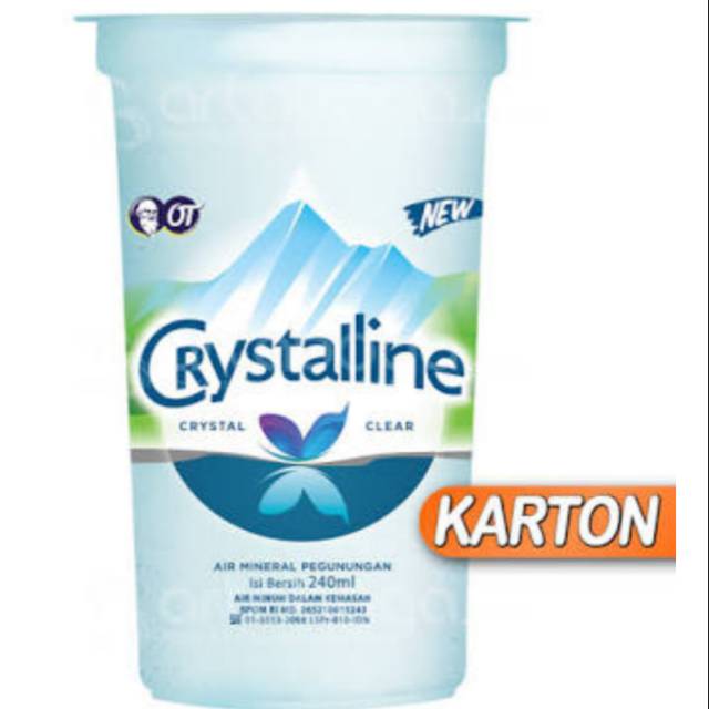 

Crystalline cup 220ml isi 48 cup