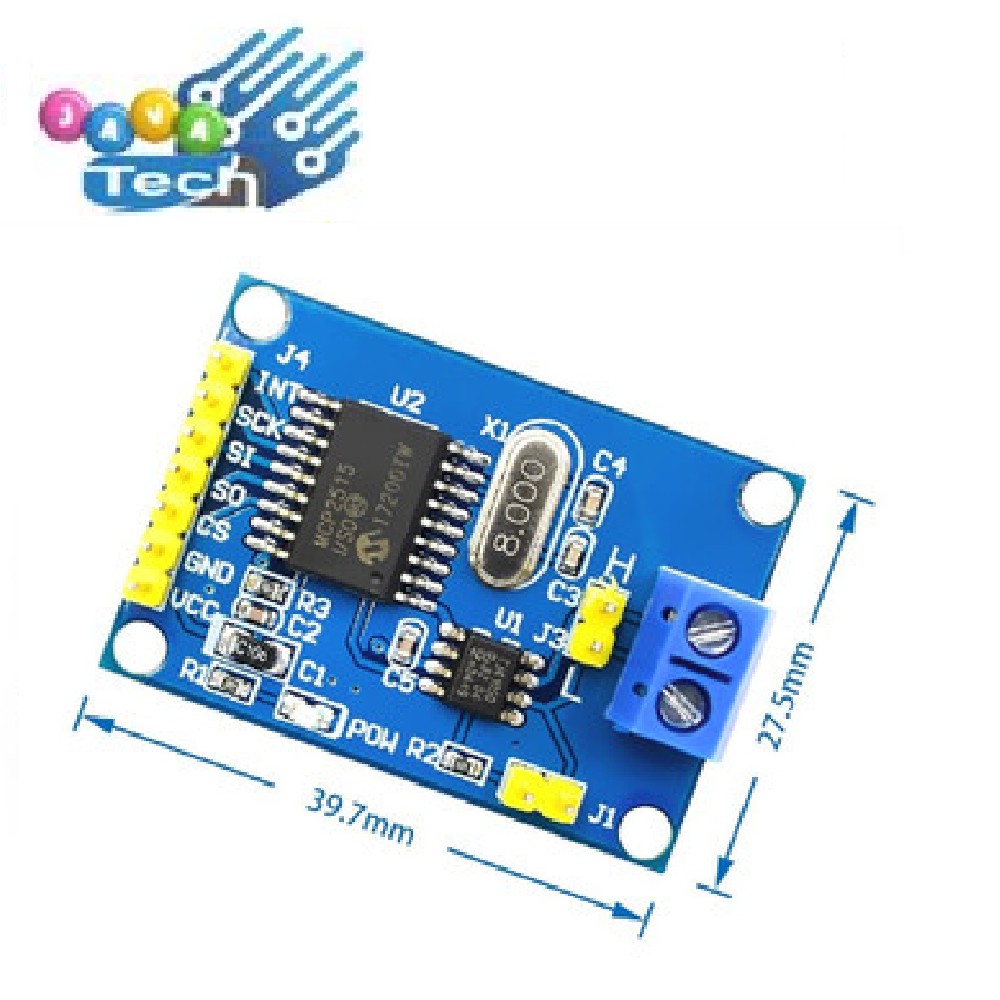 MCP2515 CAN Bus SPI Protokol Board TJA1050 Module Receiver