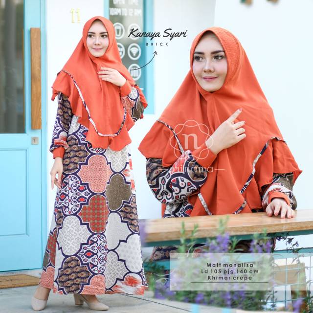 Kanaya gamis batik syarie ori by ori nawa
