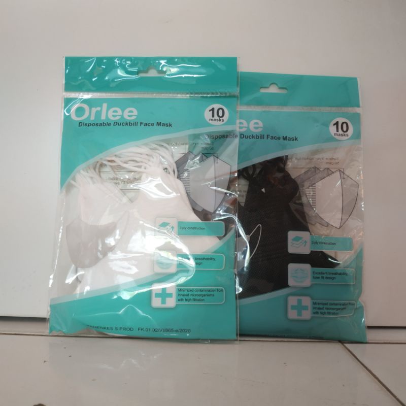 Orlee Disposable Duckbill face mask