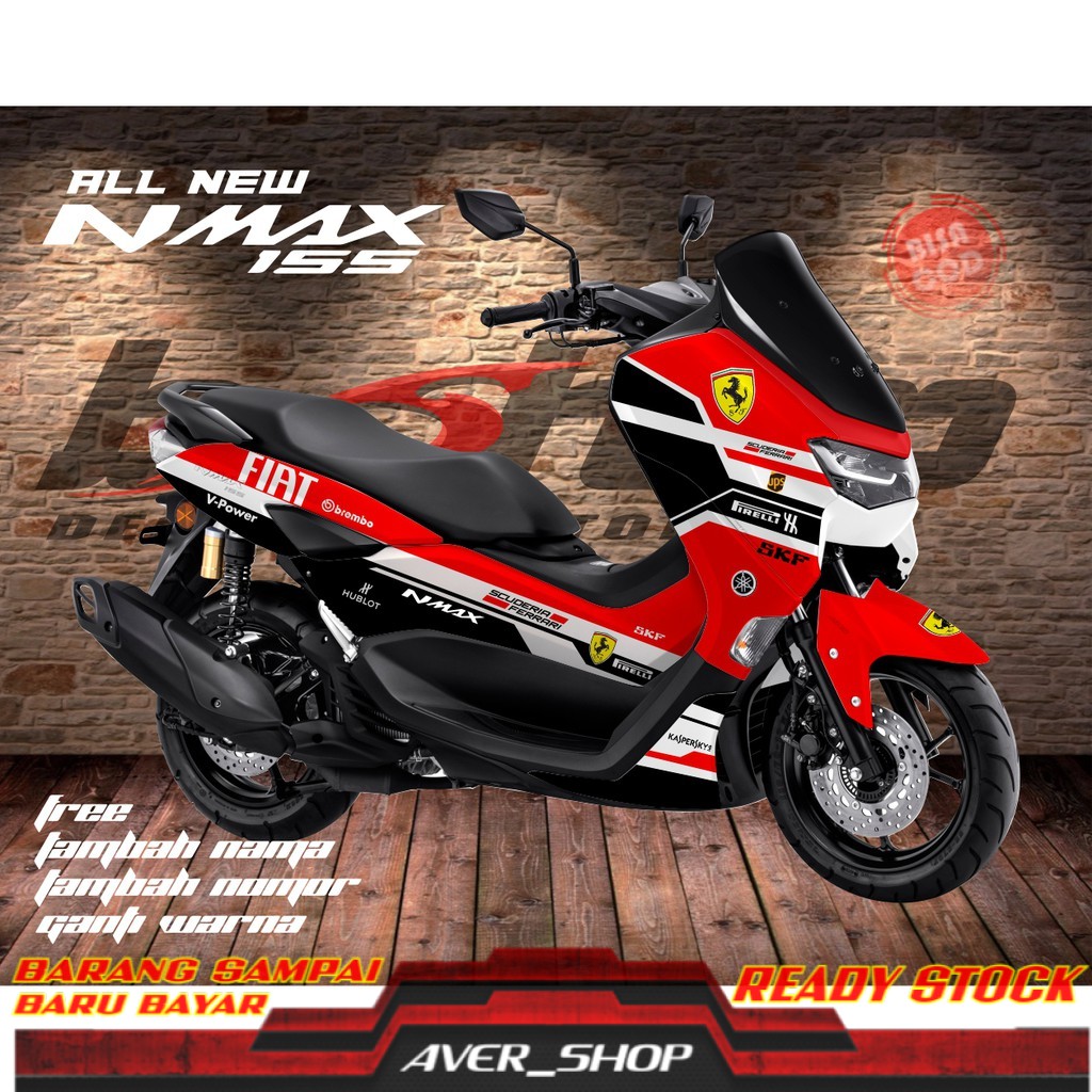 Decal new nmax 2020 full body Striping motor nmax Stiker motor variasi full motif