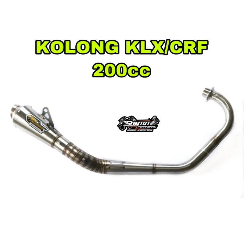 KNALPOT FANTERA RACING KOLONG KLX DTRACKER CRF150L 200CC