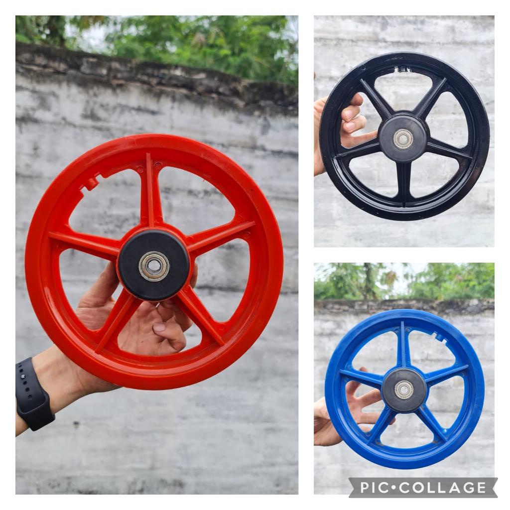 Velg 12 Bintang Bearing Sepeda Gerobak Keranjang Dorong Multifungsi