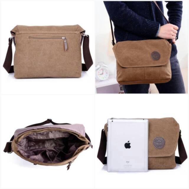 Messenger Shoulder Canvas Bag Travel Crossbody Bag (LZ)