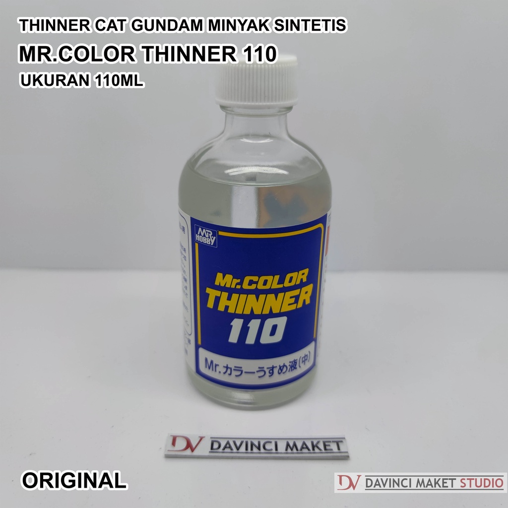

MR COLOR Thinner MR HOBBY Original - Tiner Botol Pengencer Cat Minyak Synthetic Acrylic Gundam Diecast Diorama Maket 110ml