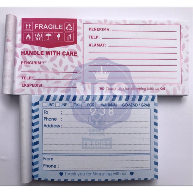 Label Pengiriman Online 100lembar (Ready Stok)