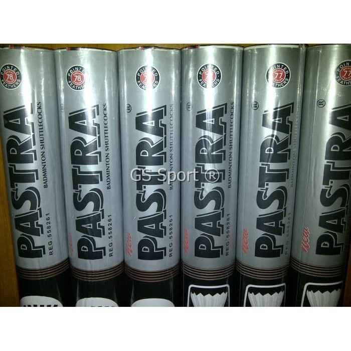 cock badminton/Shuttlecocks PASTRA SILVER (HITAM) SPEED 78/77