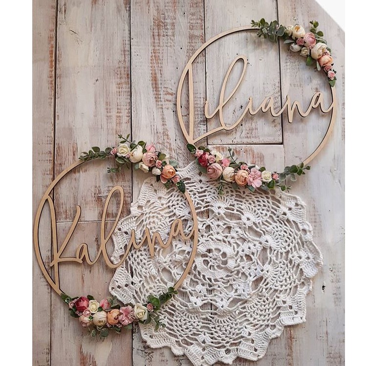 

Papan Nama Floral Diameter 15 Cm