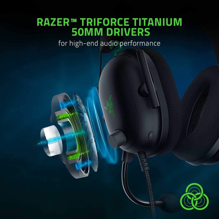 Razer BlackShark V2 THX 7.1 Spatial Surround Sound Gaming Headset