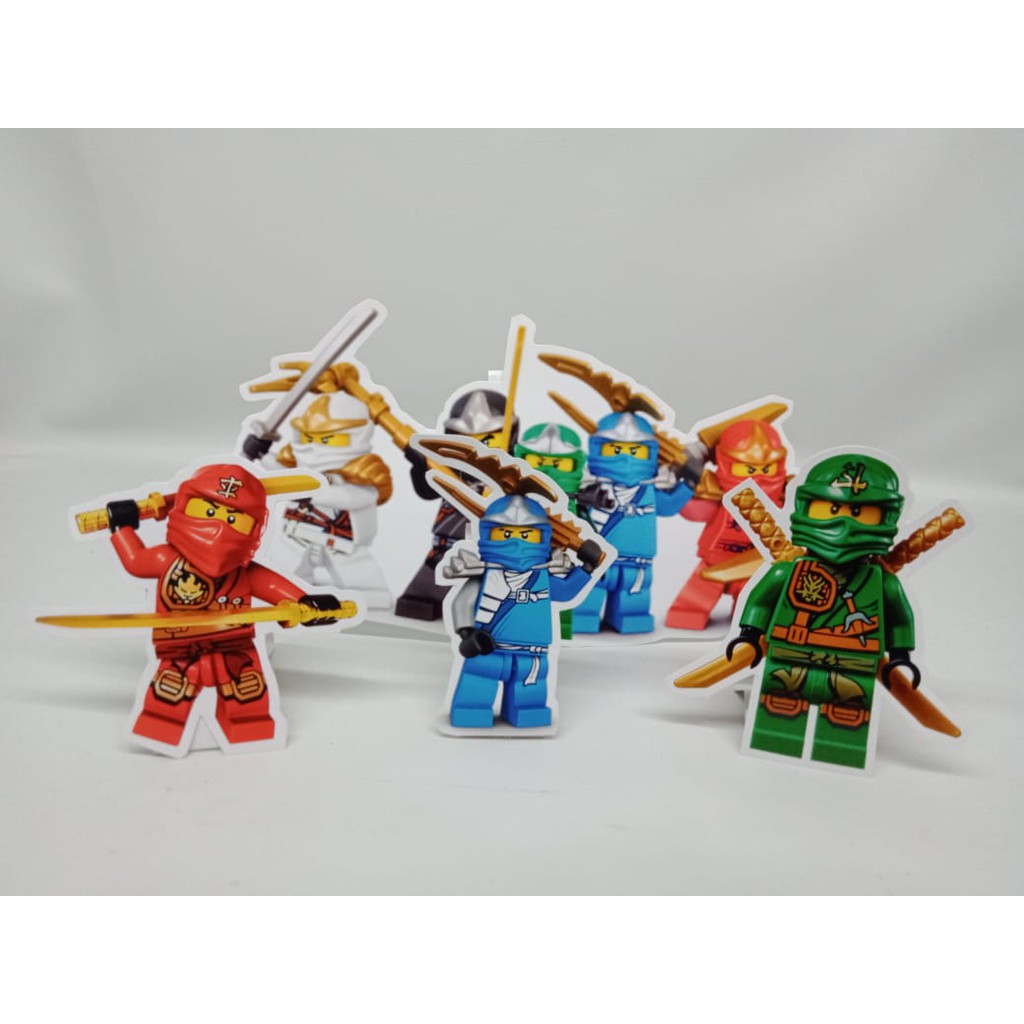 Paperdoll Karakter Lego Ninjago / Centerpiece Karakter Lego Ninjago
