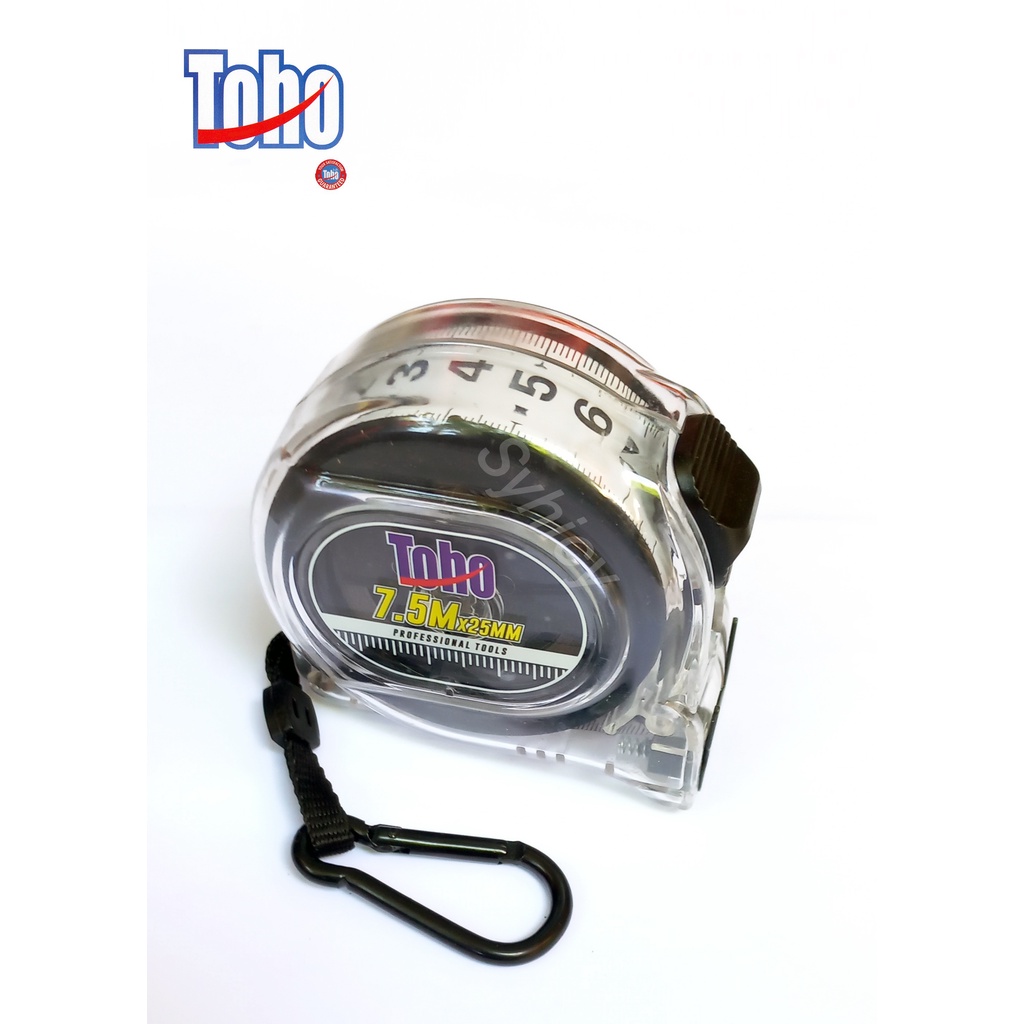 Meteran TOHO 7.5 m / Measuring Tape Transparant 7.5 Meter TOHO Original