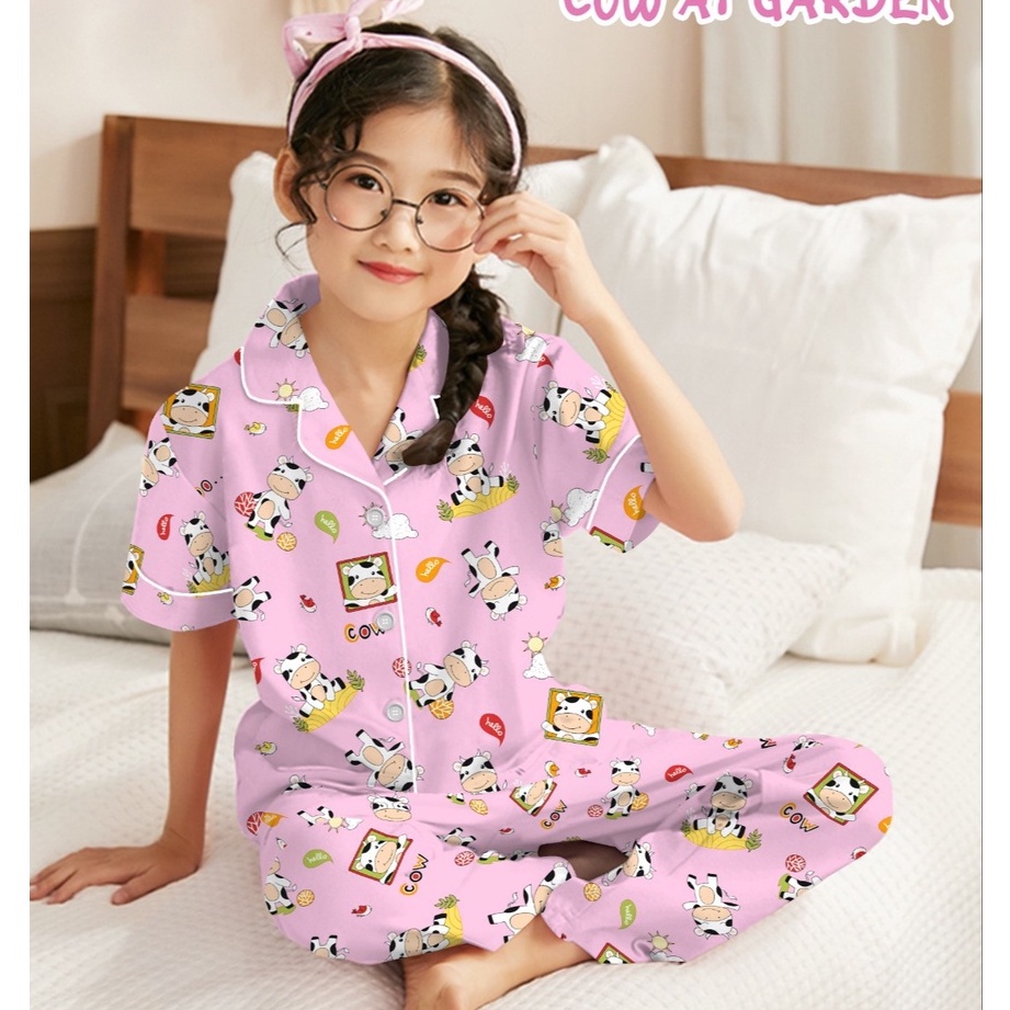 ciahaw Baju Tidur Anak Perempuan 3-10 Tahun/Pakaian Baju Tidur Anak Perempuan