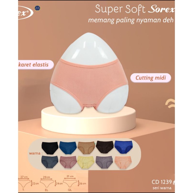 CELANA DALAM SOREX SUPERSOFT 1239