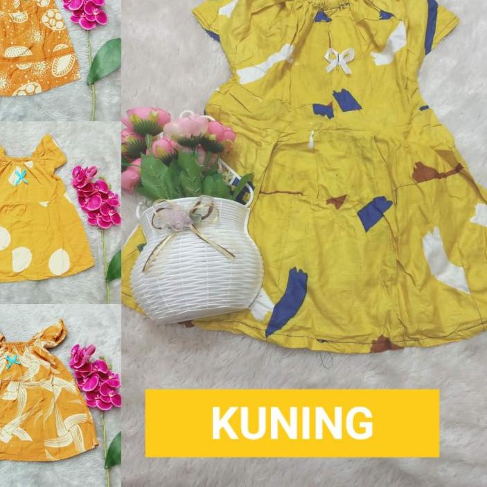 HARGA TERMURAH 9240 daster anak bayi daster anak kecil daster anak 1 tahun bahan adem | daster anak 